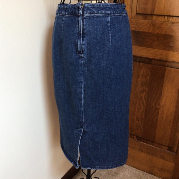 J crew denim pencil skirt, 27 - Picture 4 of 11